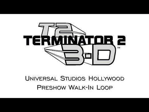 Terminator 2 3D Preshow Walk-In Music Soundtrack Universal Studios  Hollywood (BEST QUALITY) 1 Hour 