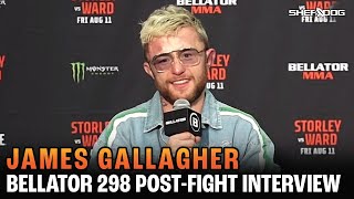 James Gallagher | Bellator 298 Post Fight interview