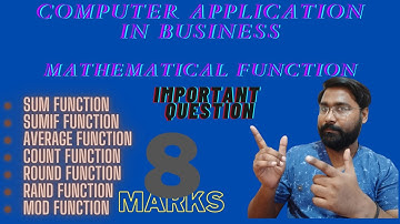 #4 CAIB II Mathematical Functions II Deepak Institute