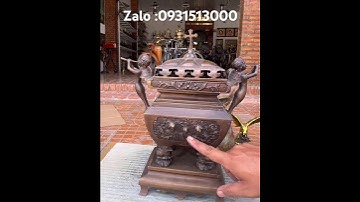 Đỉnh công giáo #đồcổcầnthơ #phongthuy #đồcổ