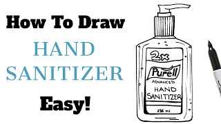 Purell HAND SANITIZER ~ How To Draw Easy