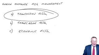 Foreign exchange risk management (1) Part 1 - ACCA (AFM) lectures