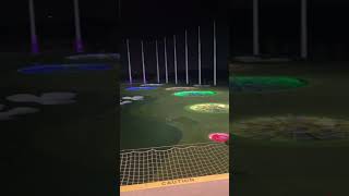 Top Golf at Night ⛳️ 🌕 #topgolf #night