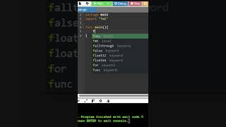 👉 Hello World in Go (Golang) 🚀 | Beginner Tutorial #shorts