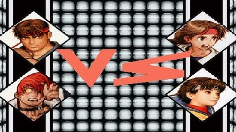 [ePSXe] Evil Ryu & Orochi Iori vs Yuri & Sakura (Capcom vs SNK Millennium Fight 2000 Pro)