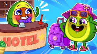 Avocado Babies Learn How to Behave in the Hotel  || Best Kids Cartoon by Pit & Penny Stories