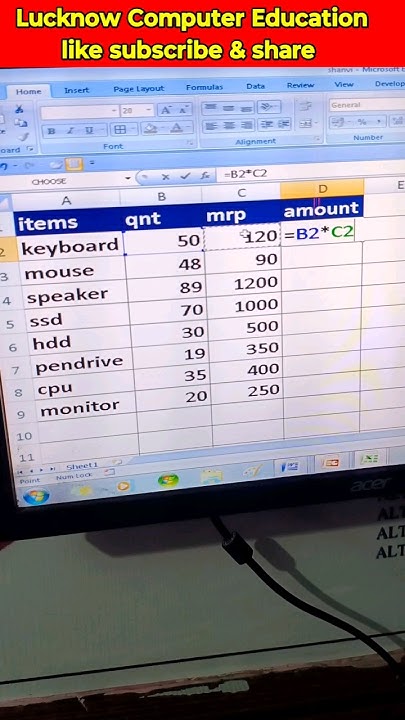 Excel Calculation Shortcut Tricks Tips computertricks shortvideo excel-calculation-shortcut-tricks-tips-computertricks-shortvideo