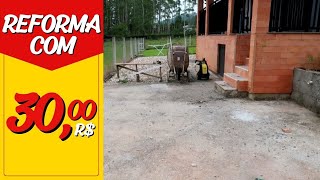 REFORMA - PISO da GARAGEM - Com apenas 30,00R$.