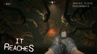 Disturbing Bodycam Horror Game Where Hands Try To Reach You *Full Game* - It Reaches (No Commentary)