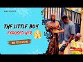 The little boy exposed her 