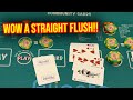 WOW A STRAIGHT FLUSH!! WILD 5 POKER INSANITY IN LAS VEGAS!! #poker