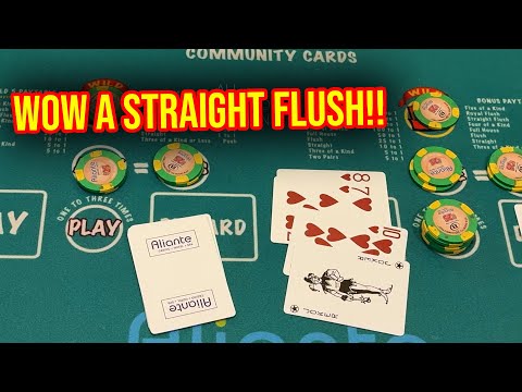 WOW A STRAIGHT FLUSH!! WILD 5 POKER INSANITY IN LAS VEGAS!! #poker
