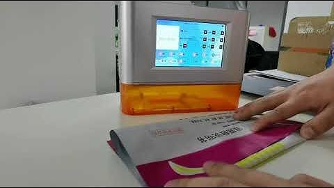 Meenjet Laser Engraver Marking Plastic Bags