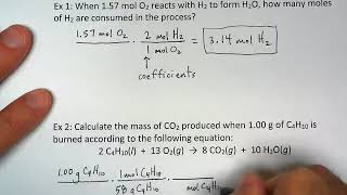 Chemistry 2 Notes 3-6 Quantitative Information from Balanced Equations