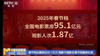 春节档总票房达95.1亿元 刷新中国影史春节档票房纪录