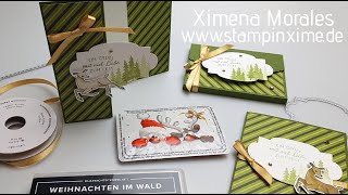 Adventskalender to go und Z-Fold Karte mit Produkte von StampinUp