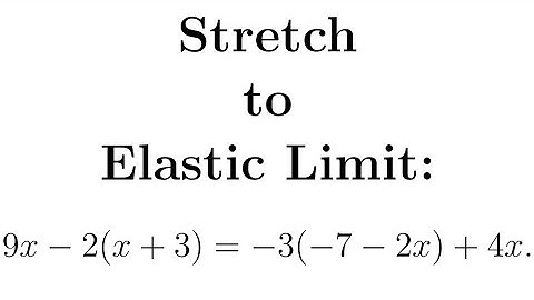 Solving Linear Equations in One Variable Part 4 |  Expanding Both Sides of a Simple Linear Equation
