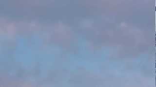 The Moon and Clouds at Sunset - Time lapse