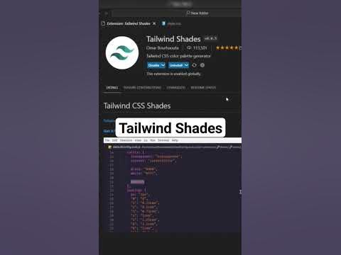 Must have VS code extensions part 12 Tailwind css edition #trending # ...