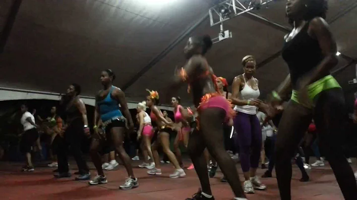 fitness bunnies Barbados zumba party