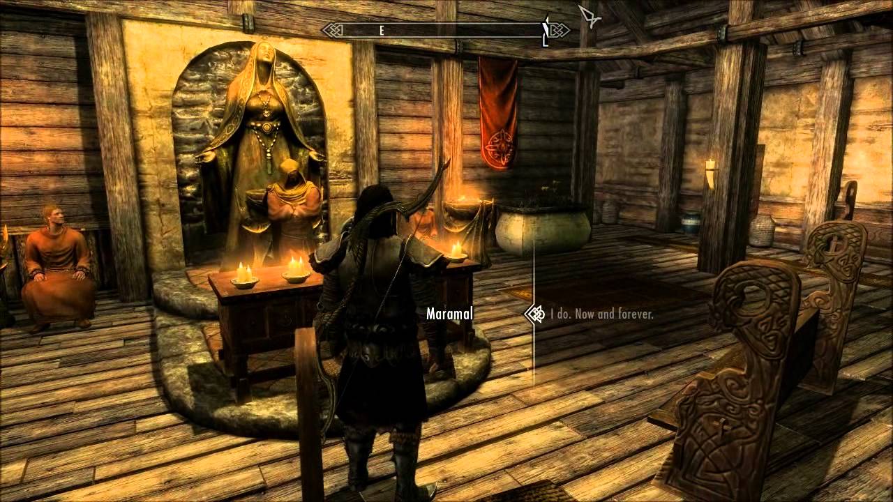 the elder scrolls 5 skyrim how to get married