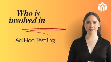 Who is involved in Ad Hoc Testing