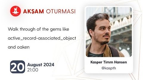Gem walk through: active_record-associated_object & Oaken - Kasper Timm Hansen