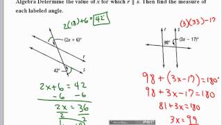 Famous 3-3 Proving Lines Parallel   More Application Wealth