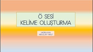 Ö Keli̇me Vi̇deosu
