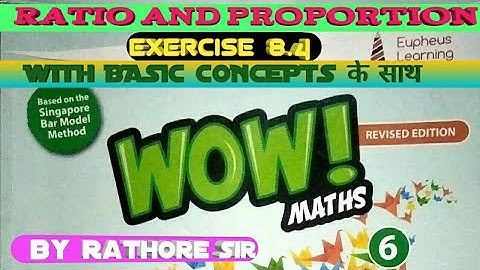 Exercise 8.4 class 6 wow maths solutions