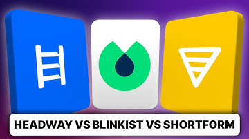 Headway vs Blinkist vs Shortform (2025) | Which One is actually Better?