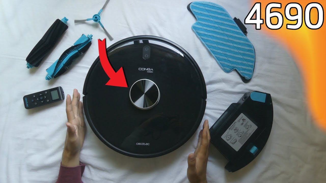 Robot aspirador CONGA 4690 ULTRA Alexa y Google Assistant