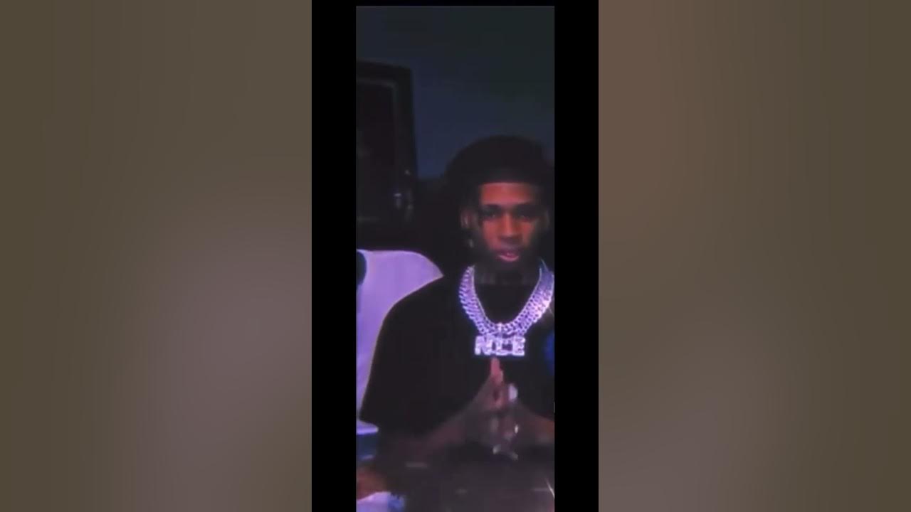 NLE throwing gang signs YouTube