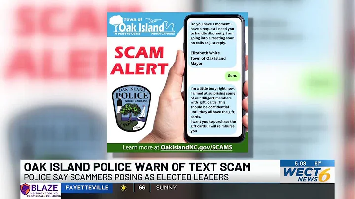 SCAM ALERT: Oak Island Police warn of scammers posing as local elected officials