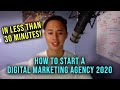 How To Start A Digital Marketing Agency In LESS Than 30 Minutes