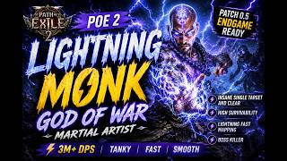 POE2 Monk GOD MODE ⚡ Delete Bosses, Clear Maps
