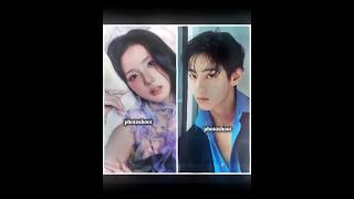 when visuas meet other visual 🔥💗 #kpop #viral #kimtaehyung  #bangtanboys #trending #blackpink #jisoo