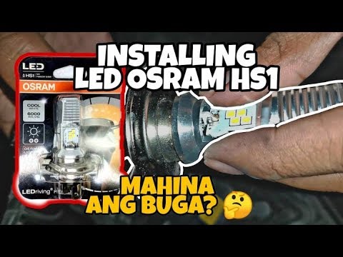 BEGINNER'S GUIDE, INSTALLING OSRAM HS1 LED H4