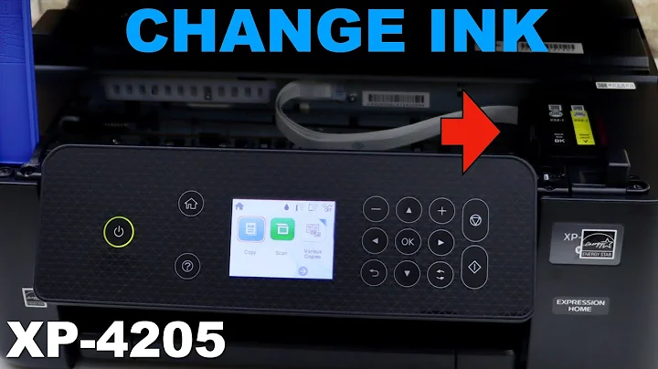 Epson XP-4205 Ink Cartridge Replacement.