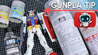 GUNPLA TIP: How to use Topcoat