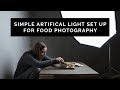 How to Use Artificial Light in Food Photography (Using just ONE Light Source)