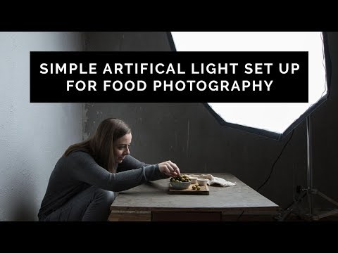 One Light Set Up For Food Photography