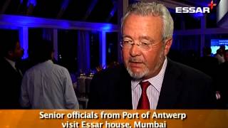 Visit Of Port Of Antwerp Officials Essar House