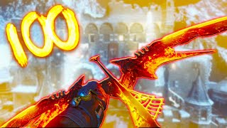 140-148 "DER EISENDRACHE NO AAT" WORLD RECORD - (BLACK OPS 3 ZOMBIES)