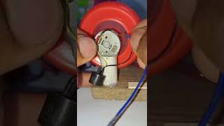 Free energy buzzer test from flywheel #dcmotor #science #project