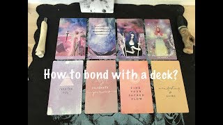 How to bond with a new deck? - Tarot studies 2