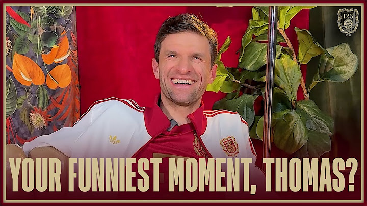 “ ... then I'll get into trouble!” 😅 Thomas Müller answers questions on the 125th anniversary