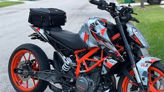 Kemimoto Dual Use Motorcycle Saddle Bag with Waterproof Cover!