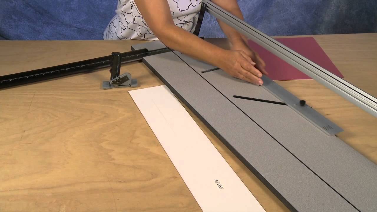 I can't seem to get my straight cutter to cut straight on the Logan mat  cutter : r/framing