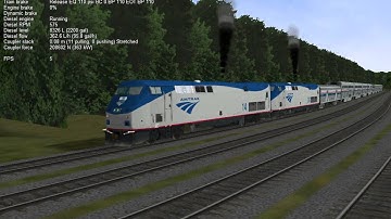 OpenRails Amtrak Capitol LTD